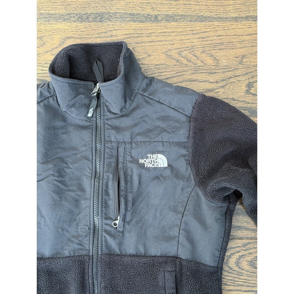 THE NORTH FACE WOMENS TNF DENALI FULL ZIP BLACK FLEECE JACKET‎ MEDIUM